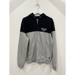 Armani Jeans Men's Black and Gray Sweater